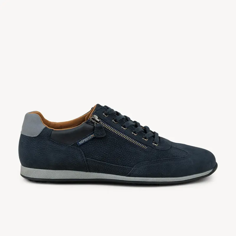 Baskets LEON MEPHISTO Homme Bleu