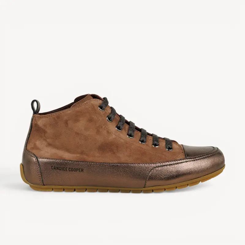 Baskets MID VELVELT CANDICE COOPER Femme Marron