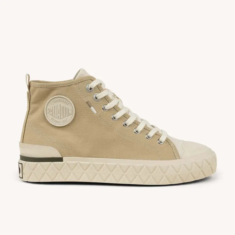 Baskets PALLA ACE MID CVS PALLADIUM Femme Beige