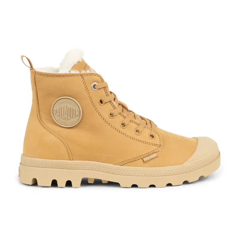Baskets PAMPA HI ZWLW PALLADIUM Femme Beige