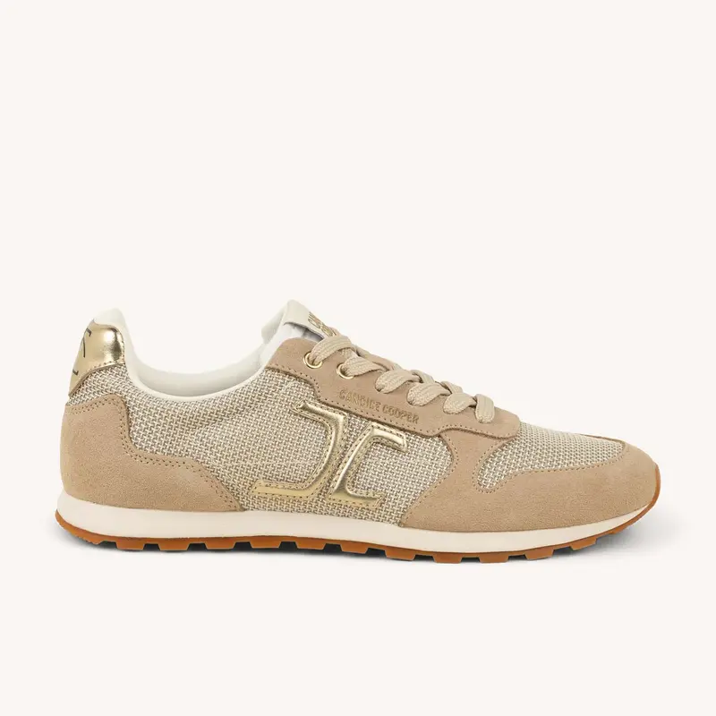 Baskets PLUME CANDICE COOPER Femme Beige