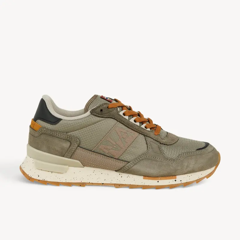 Baskets VALOR SUEDE NAPAPIJRI Homme Kaki