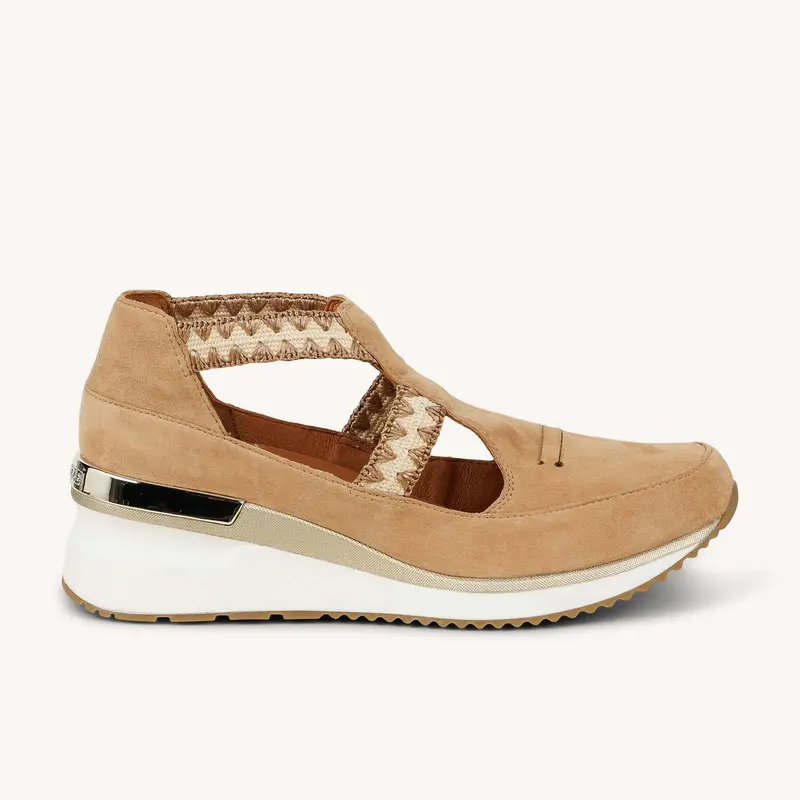Baskets VISU MAM'ZELLE Femme Beige