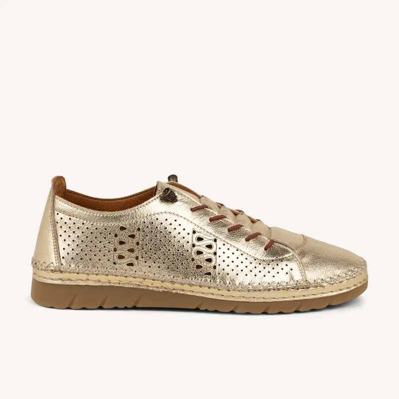 Baskets ZEVEUPA 7292902 ELUE PAR NOUS Femme Or/Bronze