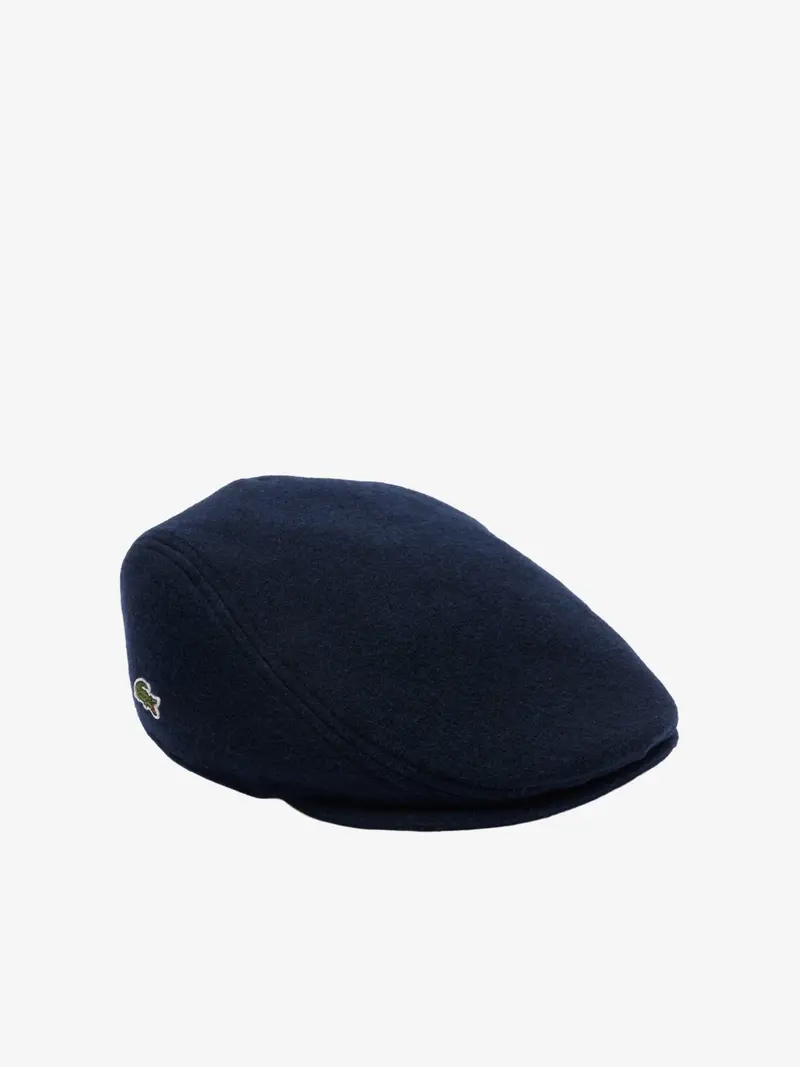 Béret Lacoste marine en laine