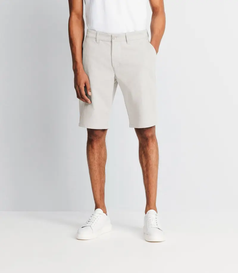 Bermuda armuré beige clair