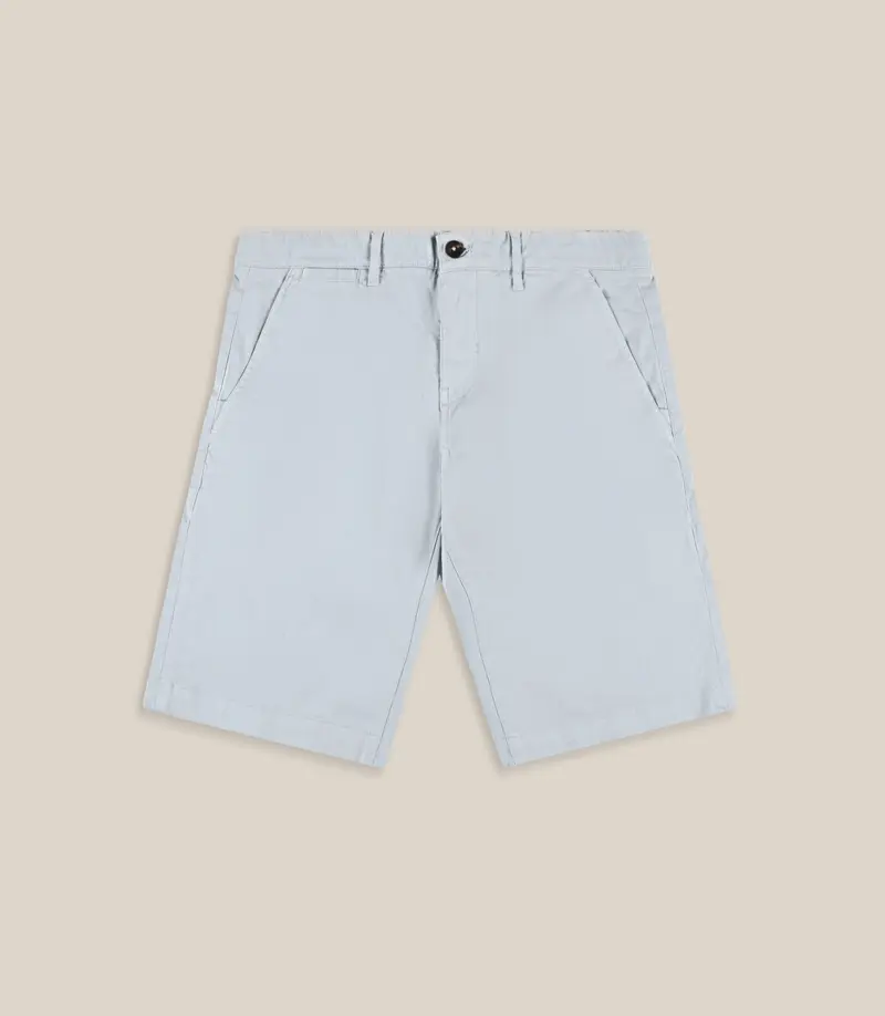 Bermuda armuré bleu