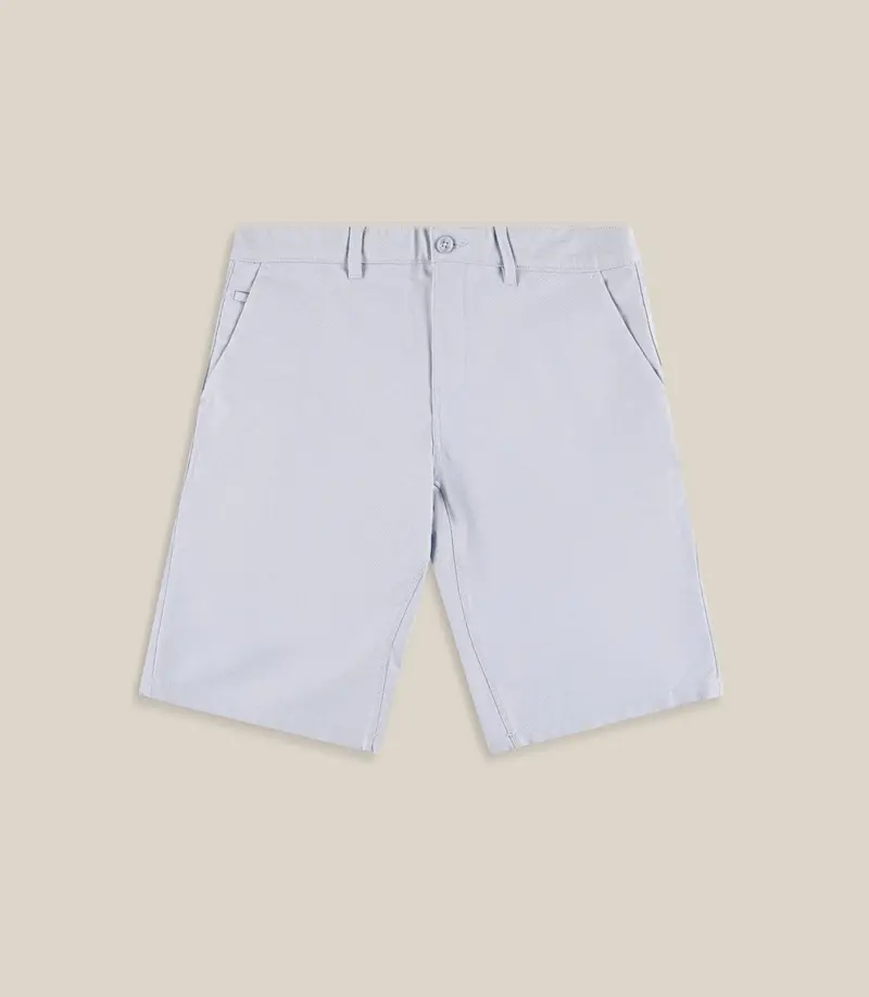 Bermuda coton stretch bleu clair