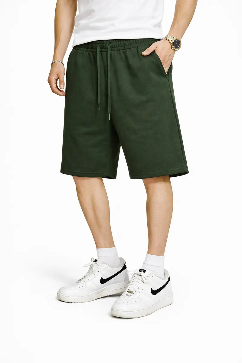 Bermuda homme avec cordon Vert