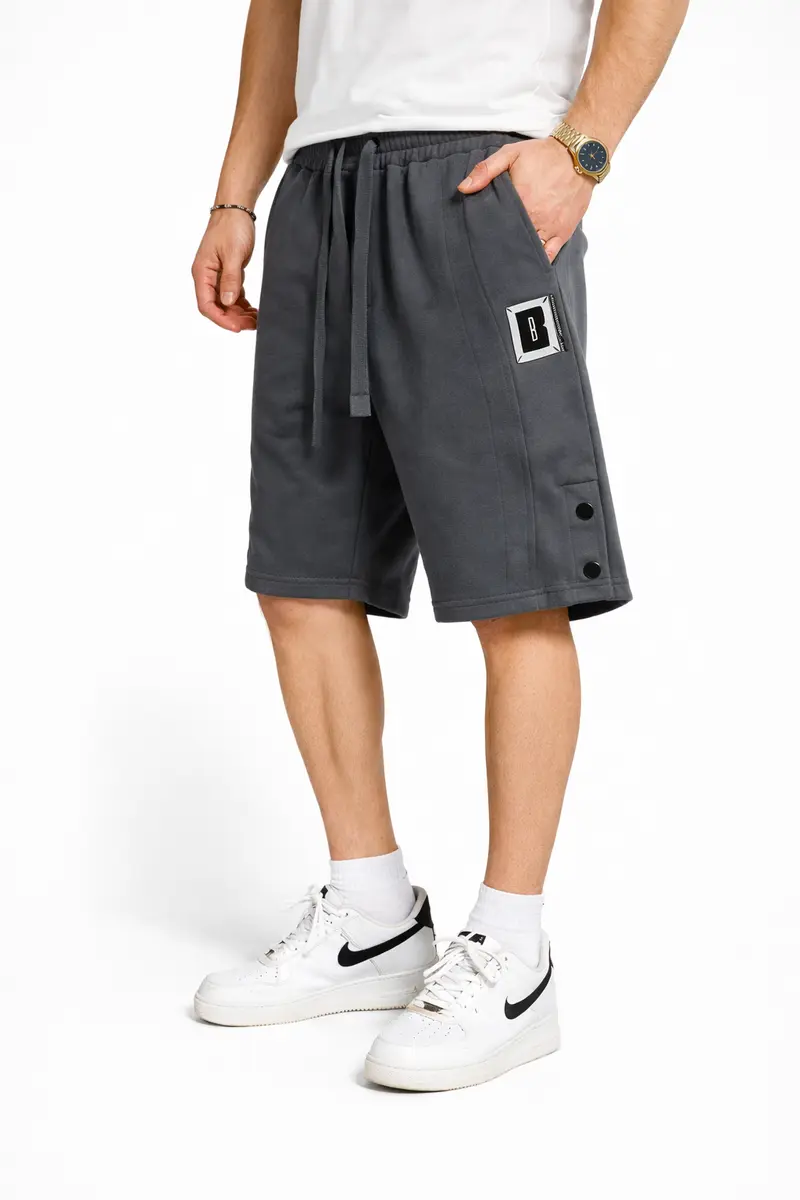 Bermudas Jogging Homme Gris