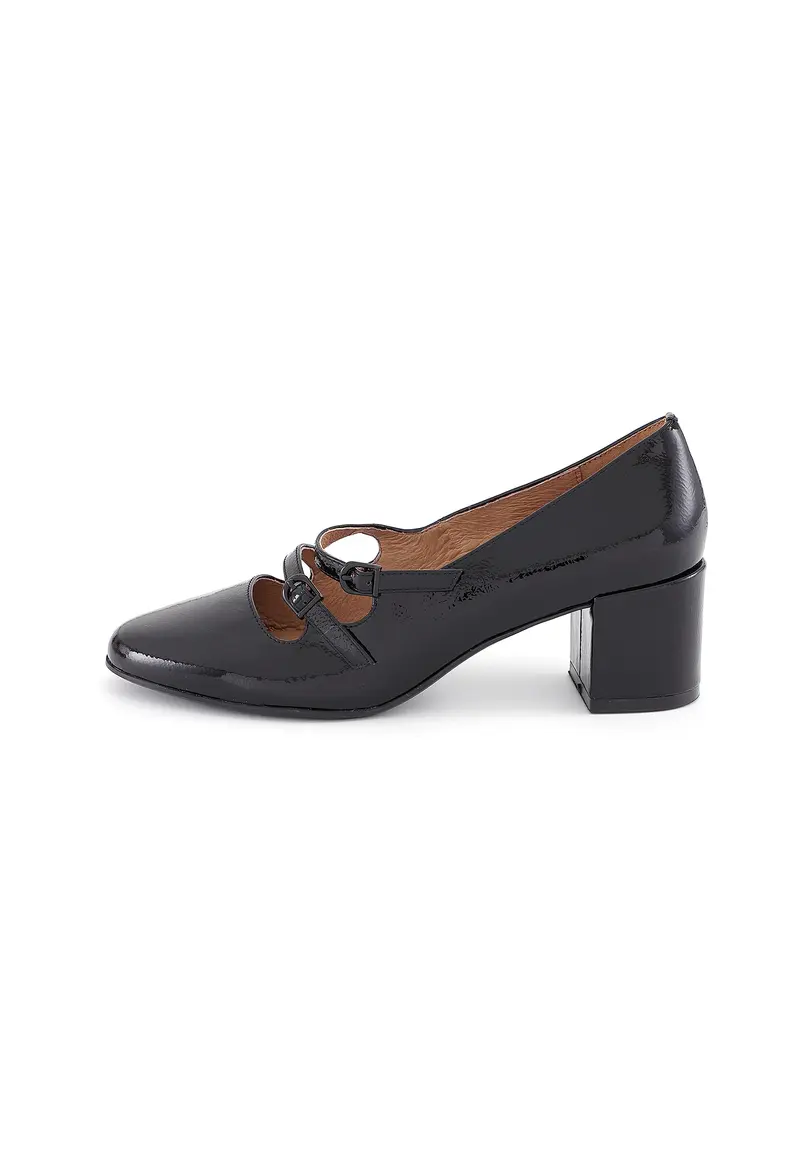 BEVERLY - Escarpins Babies Vernis Noir