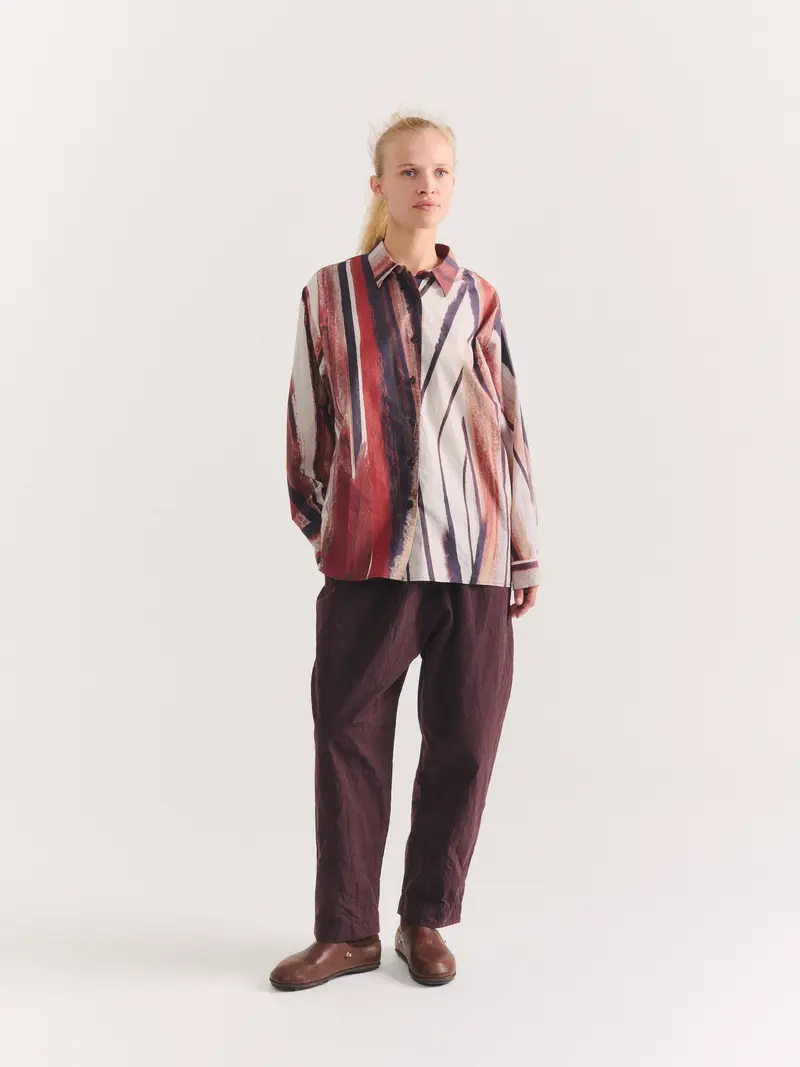 BIGGY SHIRT - L COT PRINT - PRINT 1