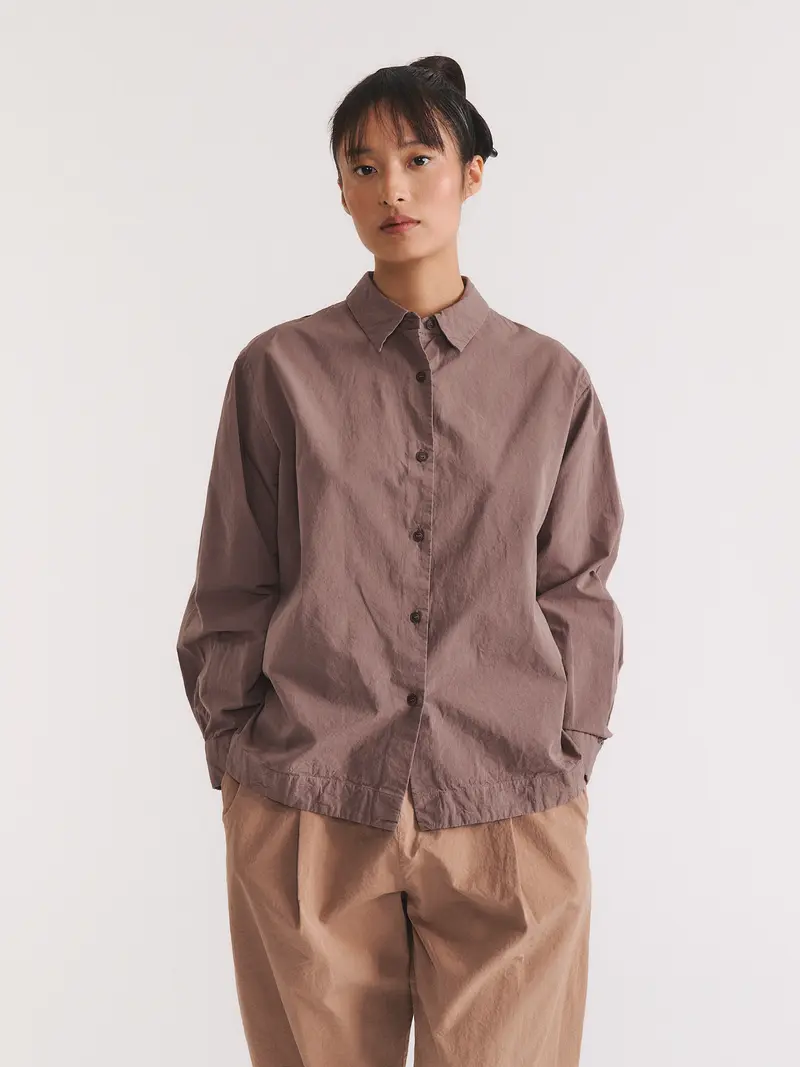 BIGGY SHIRT - PAPER COT - CLAY