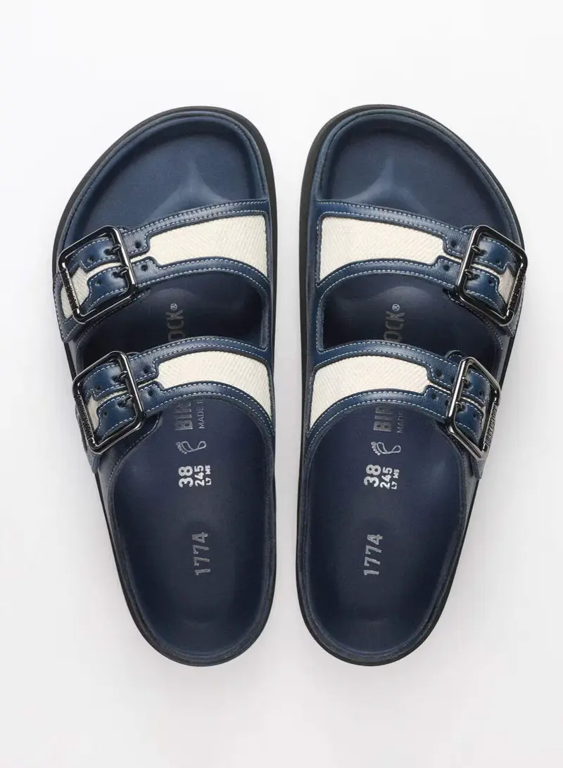 Birkenstock 1774 Arizona Bold Canvas Midnight Navy
