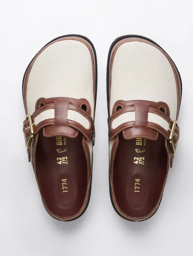Birkenstock 1774 Boston Bold Canvas Cinnamon