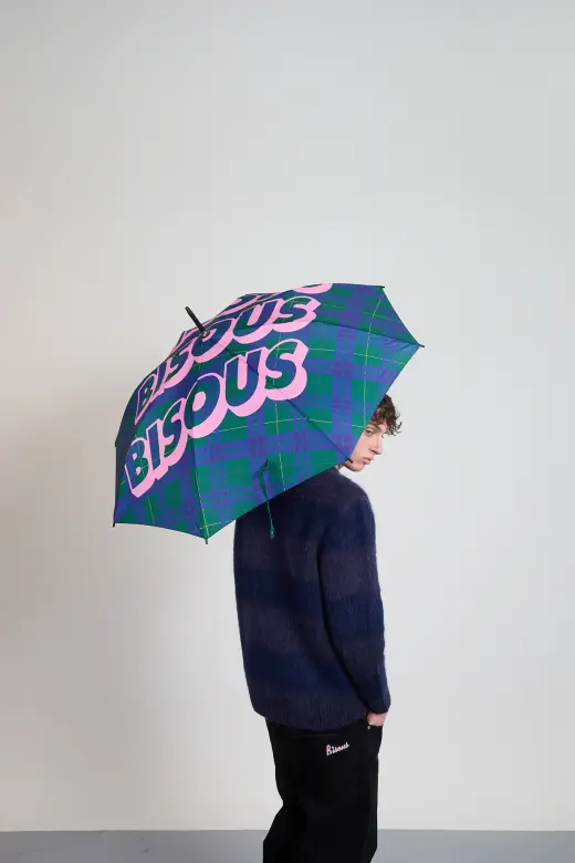 Bisous Umbrella Sonics Tartan