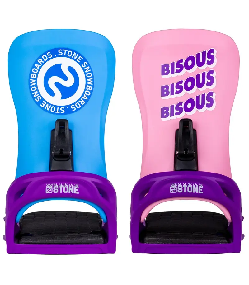 Bisous X Stone Snowboards Colors Bindings