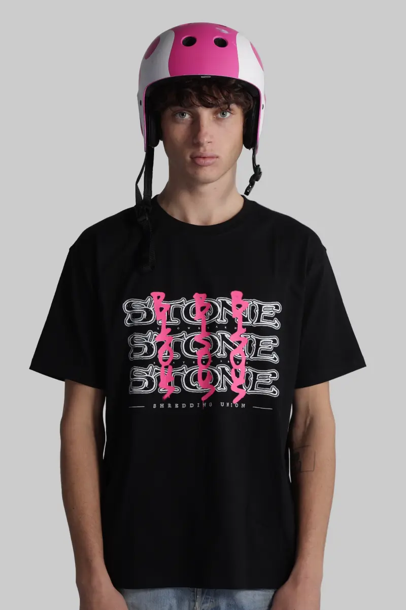 Bisous X Stone Snowboards T-shirts Black