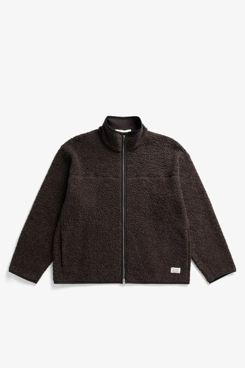BJERGET SHERPA WOOL FLEECE JACKET
