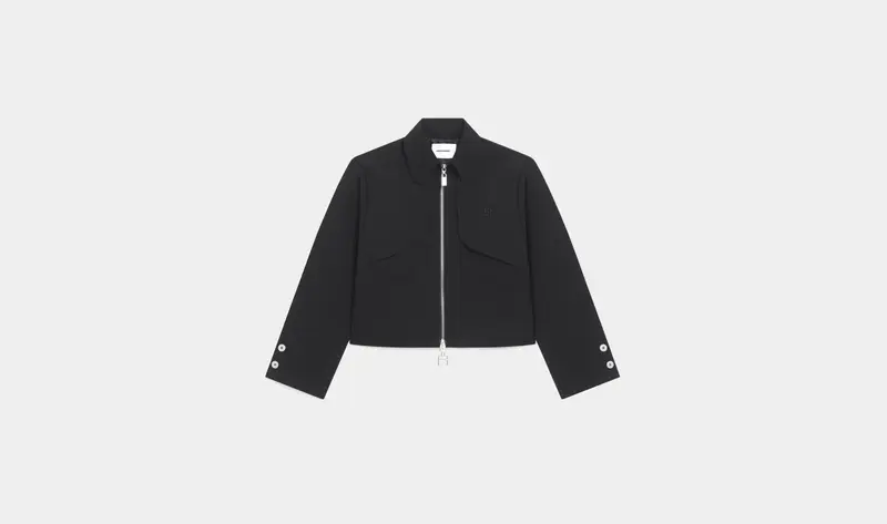 BLACK ONYX EMIN CROP JACKET