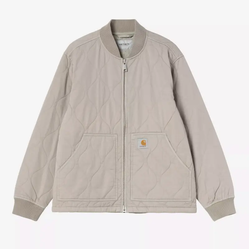 Blouson Carhartt WIP en coton matelassé écru
