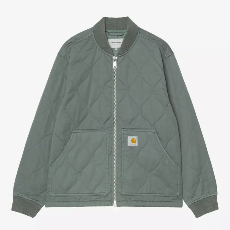 Blouson Carhartt WIP en coton matelassé vert