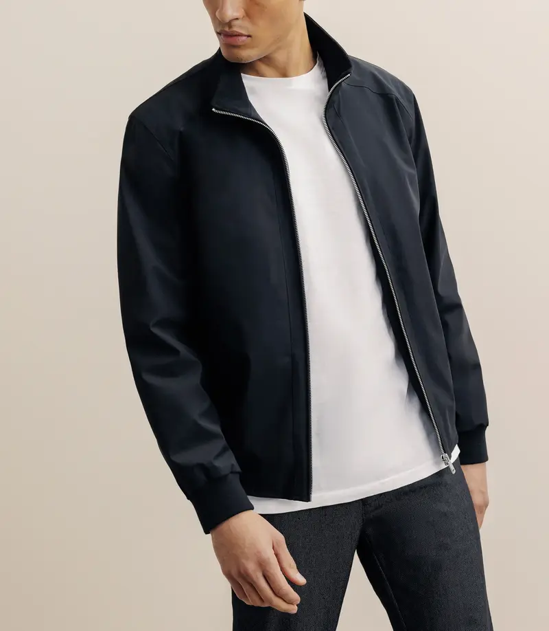 Blouson col montant noir