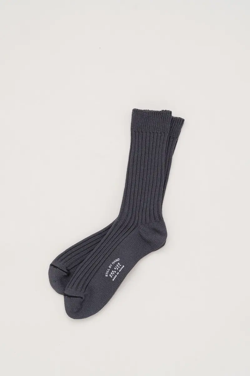 BMP Cotton socks - Blue Charcoal