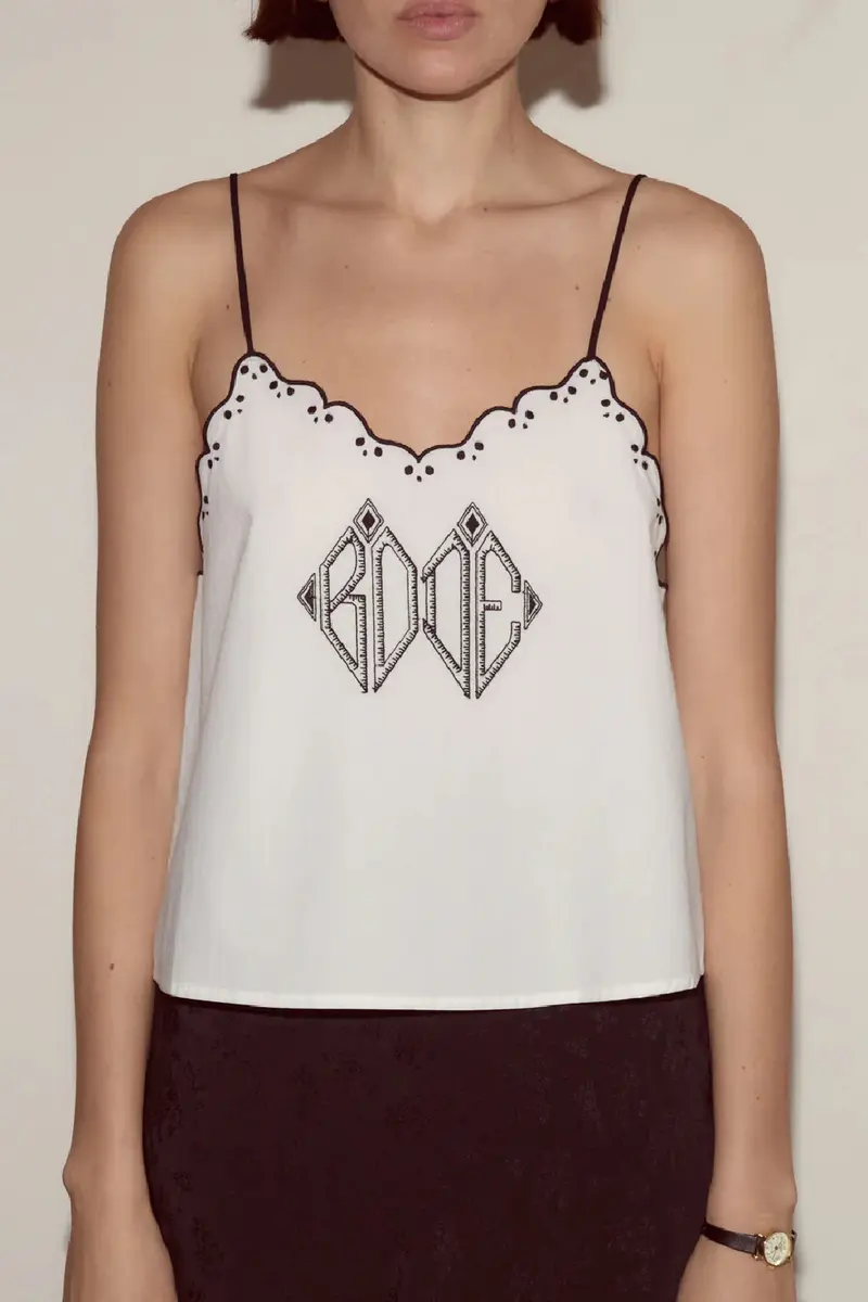 Bode Diamond Monogram Tank