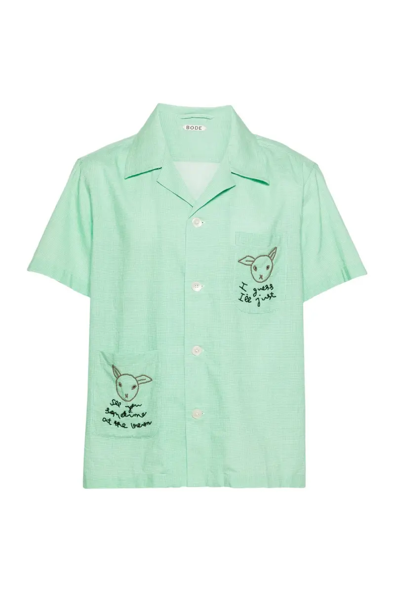 Bode See You At The Barn Short Sleeve Shirt
