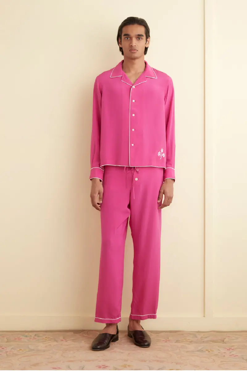 Bode Shadow Jasmine Pajama Pants