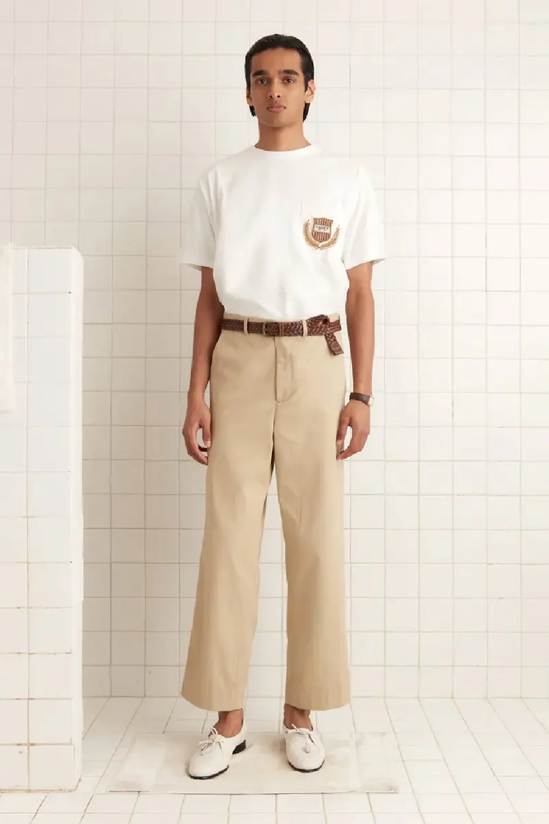 Bode Sportsman Patch Pocket Tee