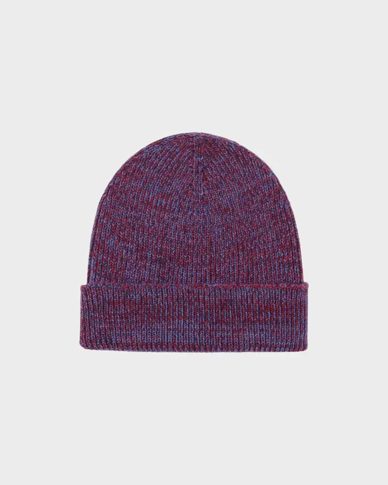 Bonnet Ara Chiné Prune/Jean