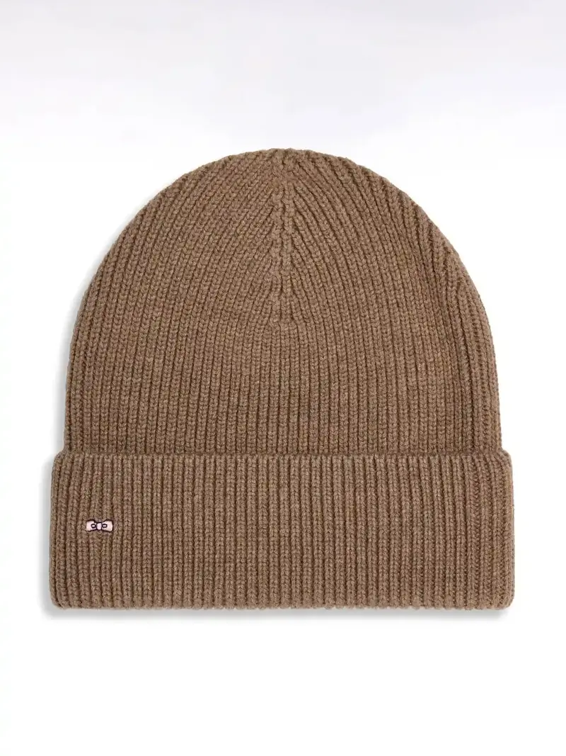 Bonnet côtelé Eden Park marron