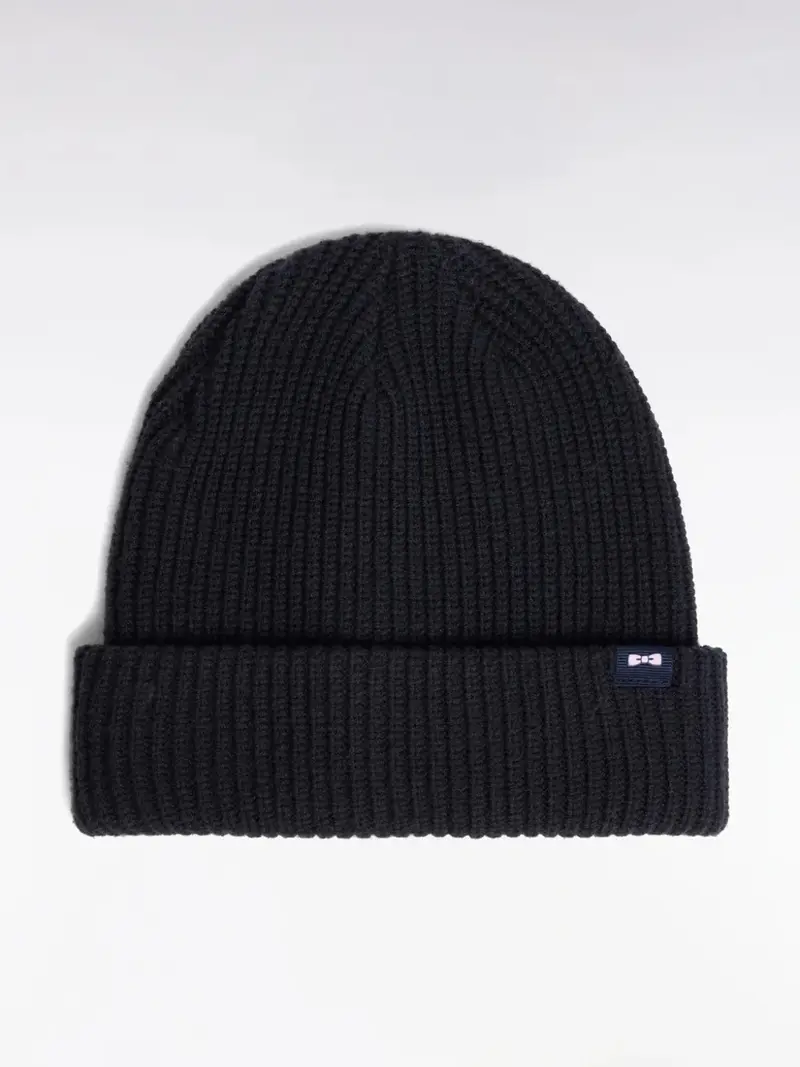 Bonnet Eden Park marine en coton