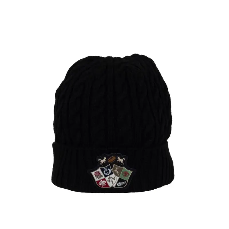 Bonnet noir Barbarians doublé polaire