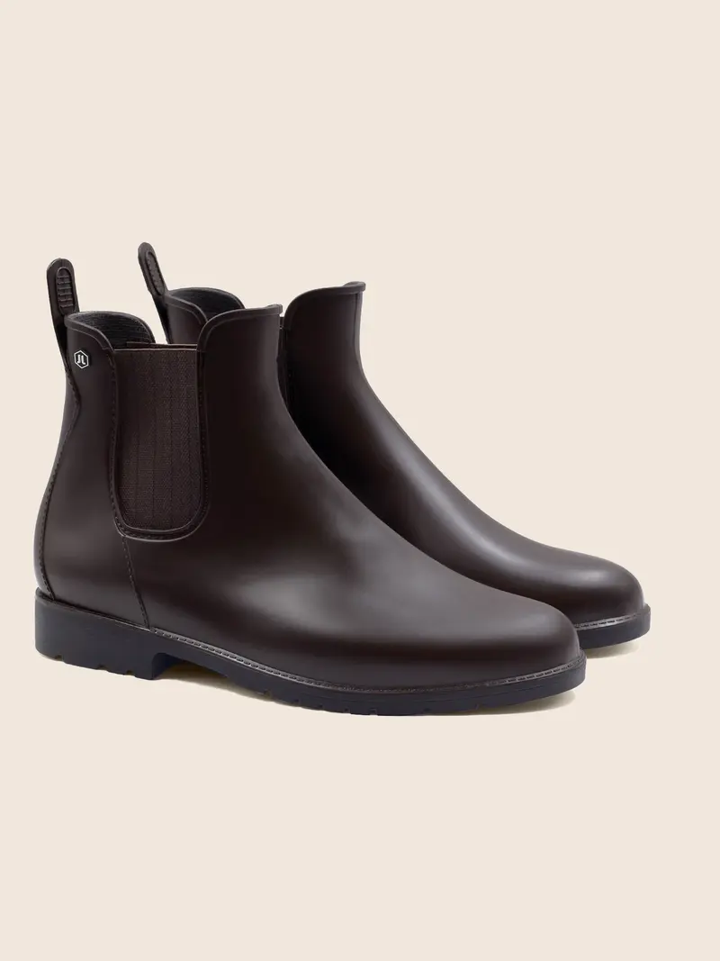 Boots de pluie marron