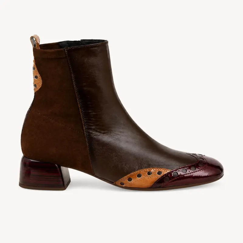 Boots et bottines CHI265203 - HISBOX HISPANITAS Femme Bordeaux