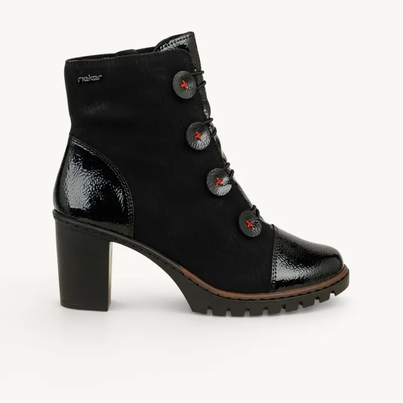Boots et bottines Y2576 - RIOLATA RIEKER Femme Noir