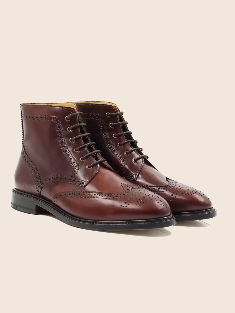 Boots Goodyear cuir cognac