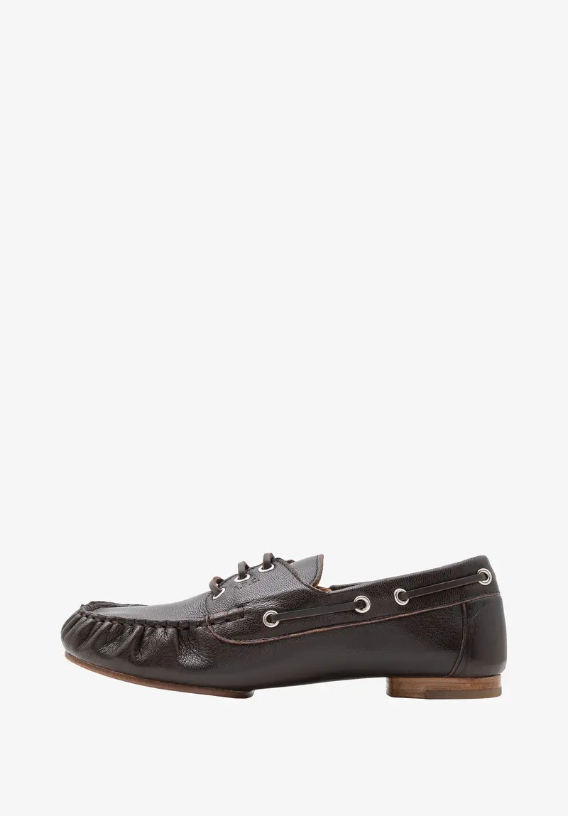 Bootsschuhe aus Leder