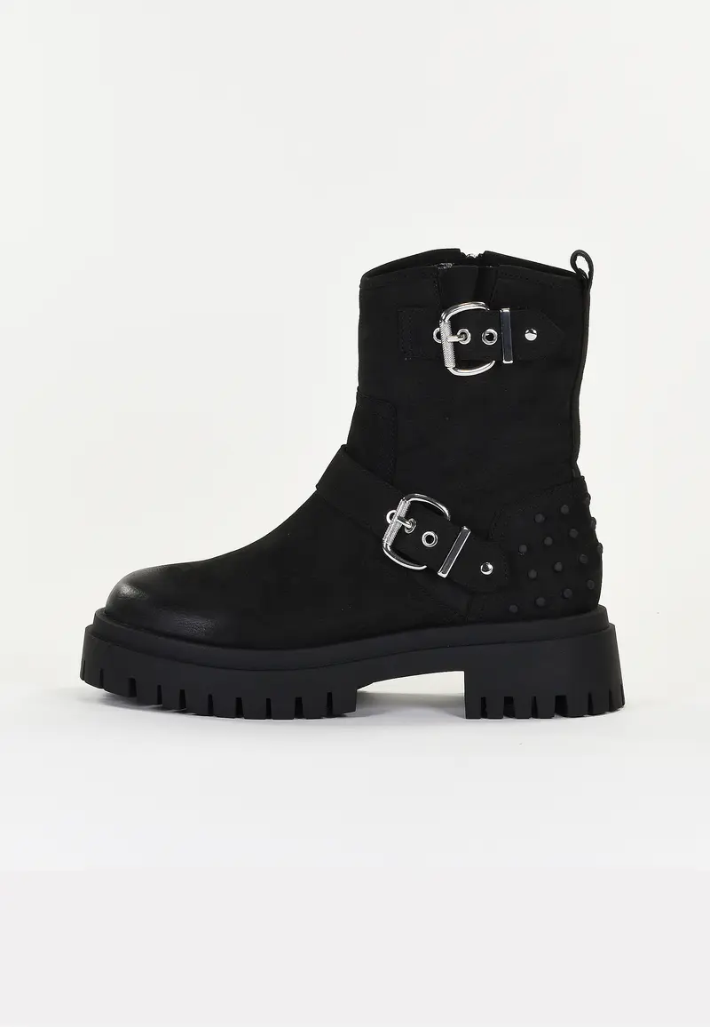 BOTTINES ADELYA - NOIR GRAINÉ
