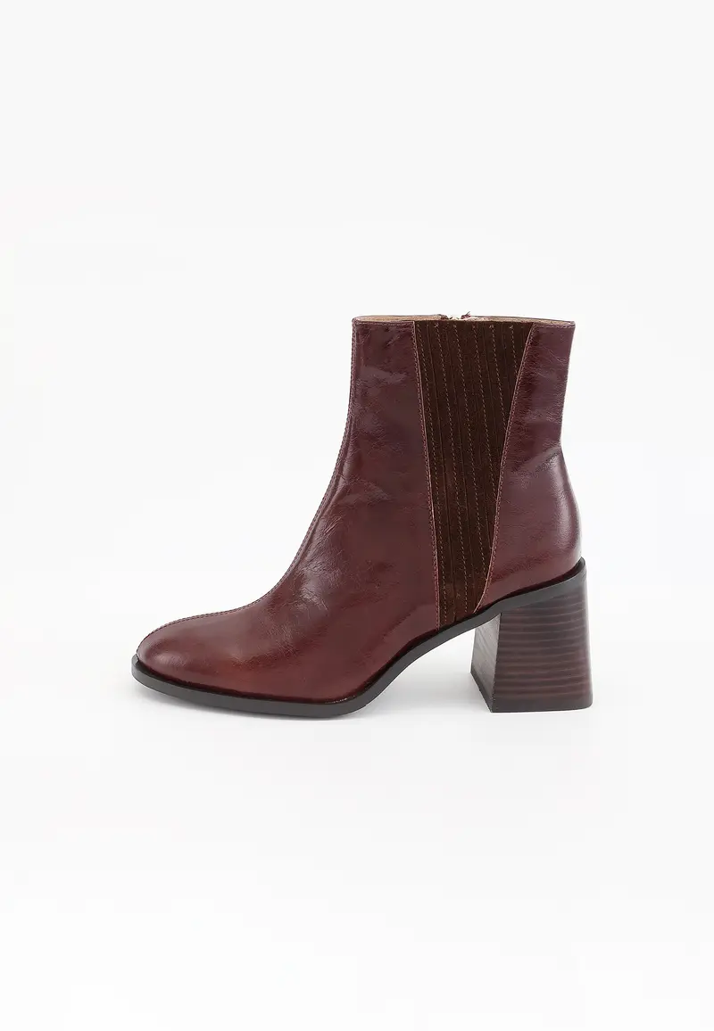BOTTINES EVELYN - MARRON
