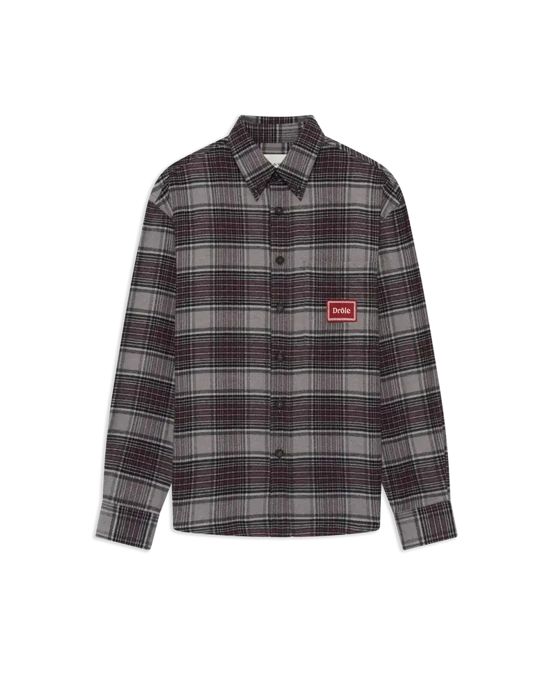Boxy Flanel Checked Shirt