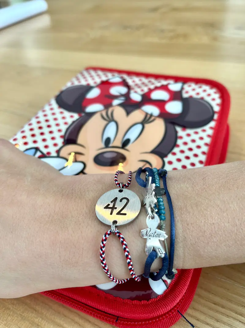 Bracelet 42 Inox Bleu, Blanc, Rouge