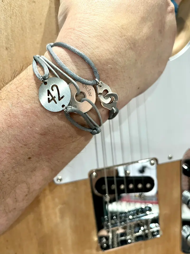 Bracelet 42 Inox Gris