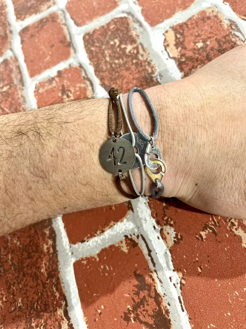 Bracelet 42 Inox Marron