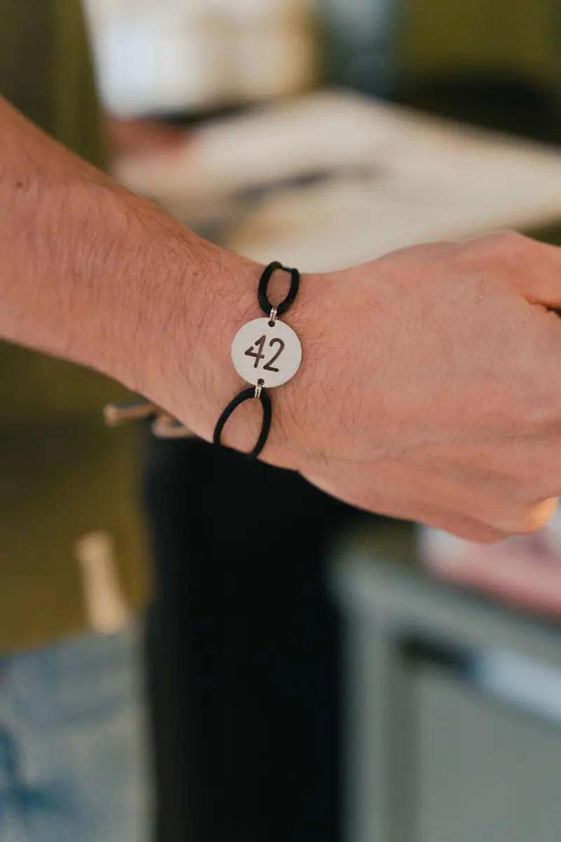 Bracelet 42 Inox Noir