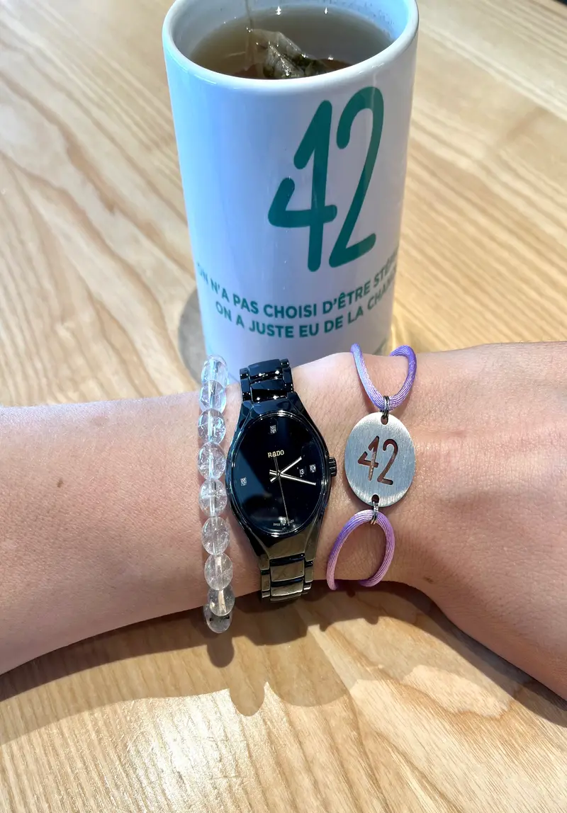 Bracelet 42 Inox Parme