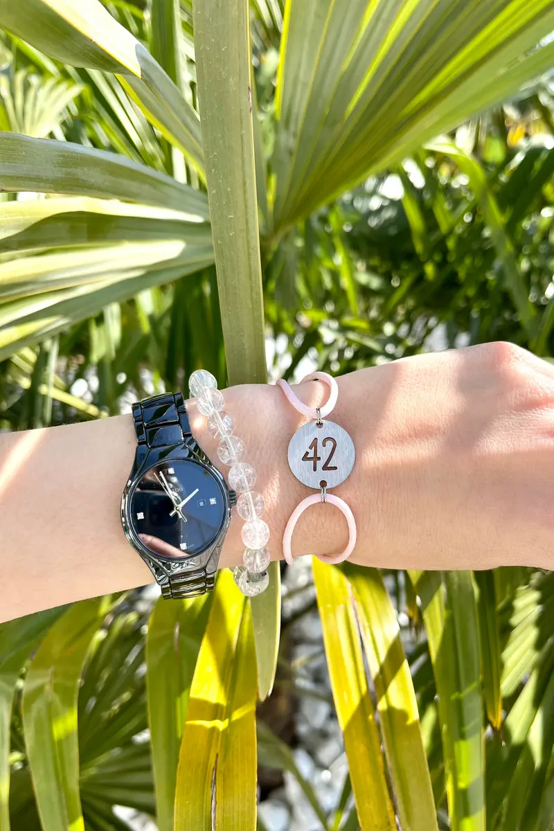 Bracelet 42 Inox Rose Clair